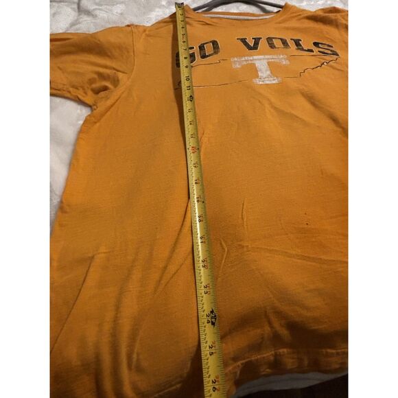 Tennessee Vols Colosseum Mens XL Tee Go Vols Volunteers Shirt UT Big Logo Orange - Picture 7 of 7